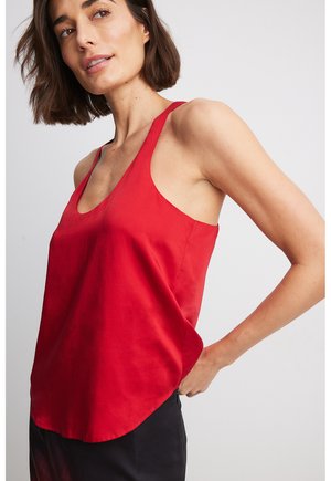 SINGLET MIT BOX-RÜCKEN - Top - red