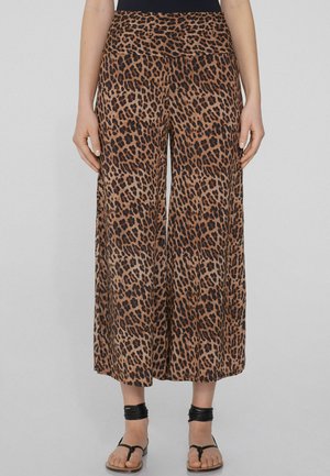 Tezenis GESMOKTE CROPPED - Trousers - Animal