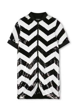 MET RITSSLUITING - Robe de soirée - noir/blanc