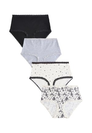 4 PACK - Aluspüksid - black cream