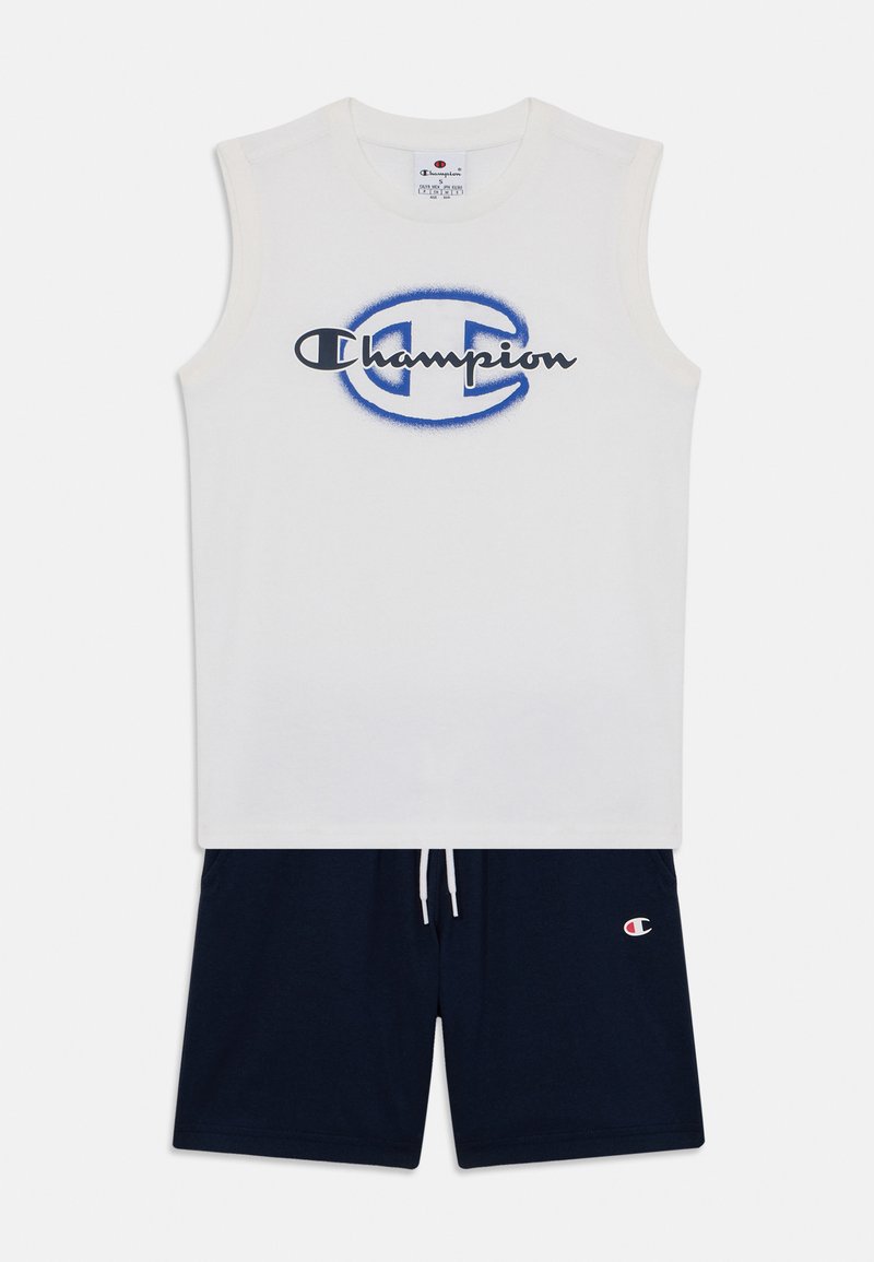 Champion - GRAPHIC SLEEVELESS CREW NECK SET - Survêtement - white, Agrandir