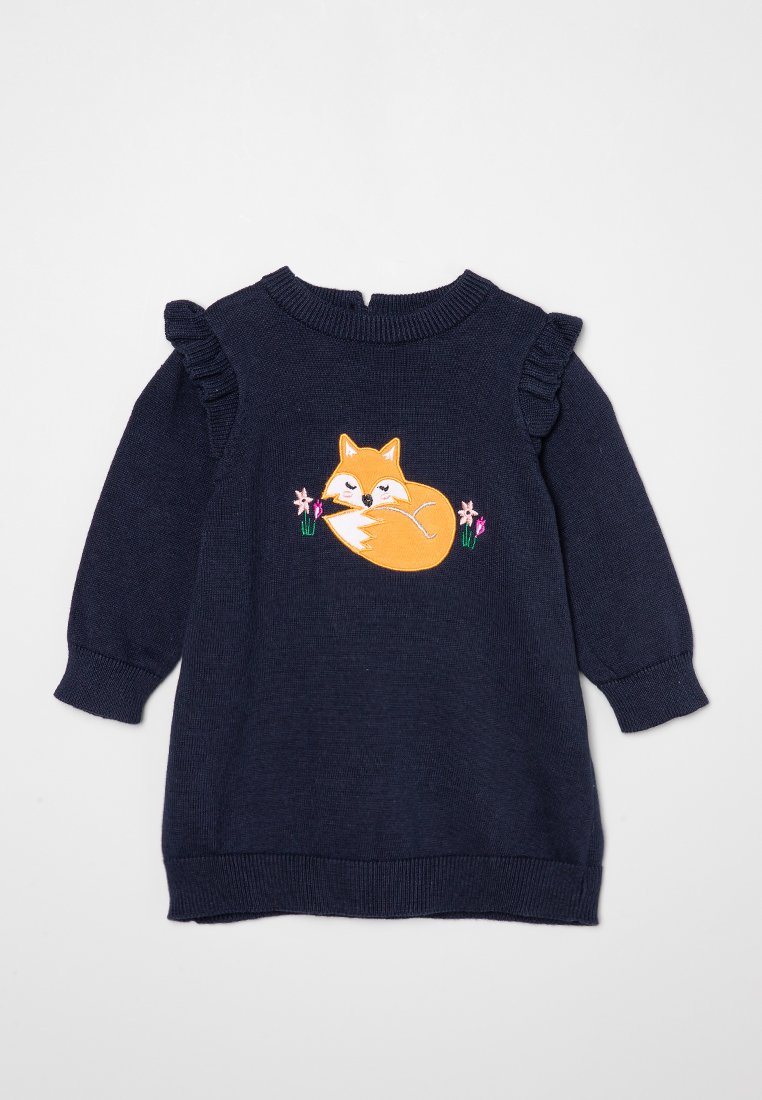 happy girls Gebreide jurk donkerblauw happy girls Gebreide jurk donkerblauw