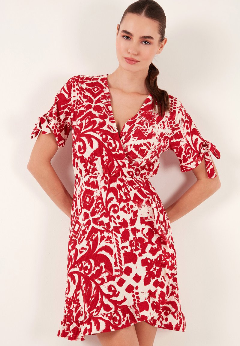 LELA REGULAR FIT - Kasdienė suknelė - bordeaux