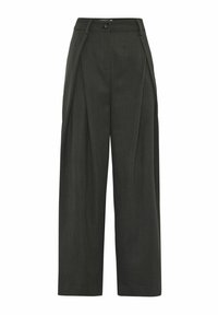 LAURO - Stoffhose - dark grey melange