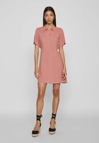 VILA KURZÄRMELIGES - Särkkleit - brick dust