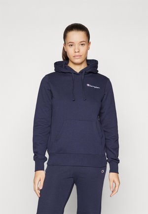 ICONS HOODIE SMALL LOGO - Luvtröja - navy