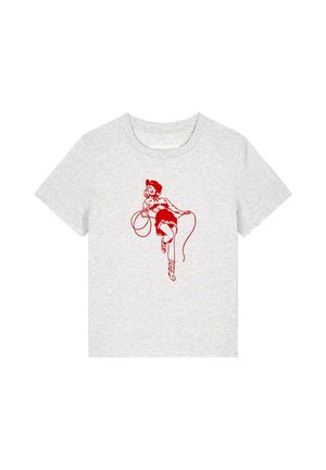 watapparel, COWGIRL - T-shirt print - cool heather grey