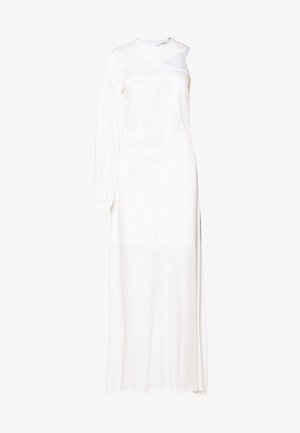 ONE SLEEVE MAXI DRESS - Vestido de fiesta - off white