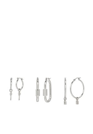 GARDEN LOCK HOOP SET - Ohrringe - pink