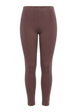 MIAMODA, LEGGINGS, TIGHT FIT, MIT ELASTIKBUND - Leggings - hazelnut brown