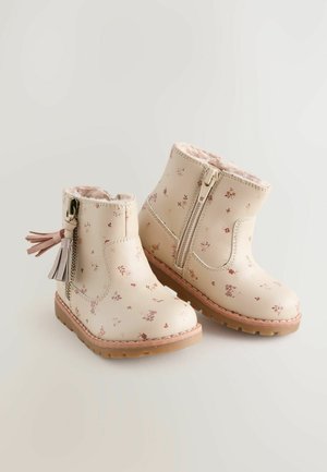 Next WIDE FIT- ZIP TASSEL  - Vinterstövlar - neutral floral