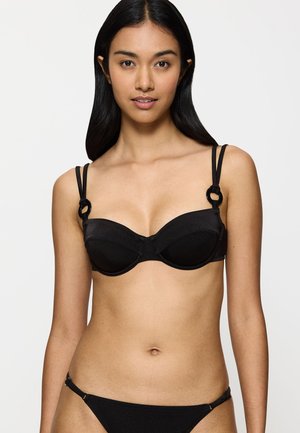 MIDNIGHT SWIM - Bikini top - black