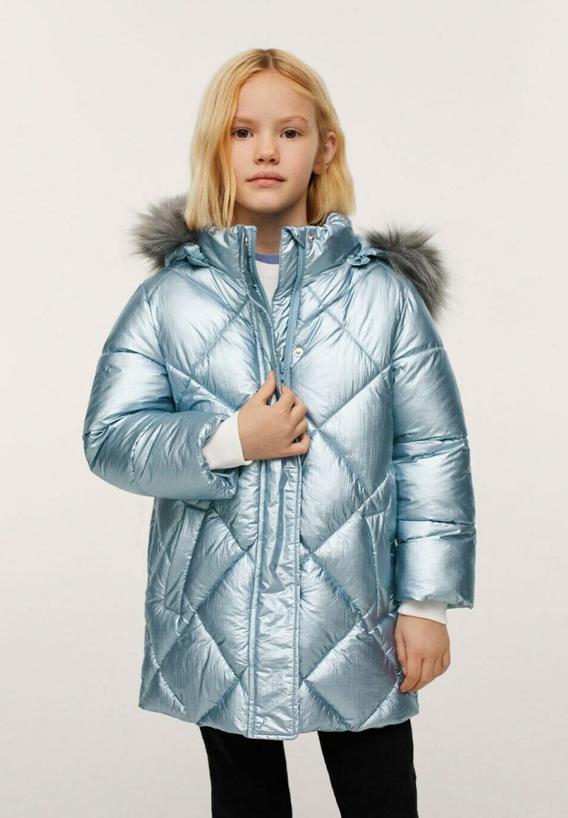 Mango Kids Abrigo de invierno hemelsblauw/azul claro - Zalando.es