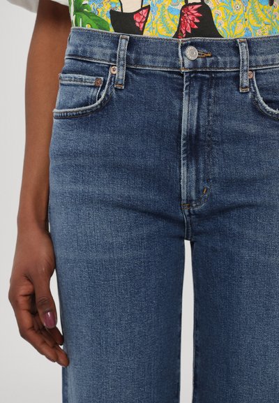 Agolde HARPER CROP - Straight leg jeans - blue denim
