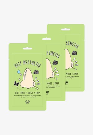 SELF AESTHETIC BUTTER FLY NOSE STRIP 3 MASKS PACK - Zestaw do pielęgnacji