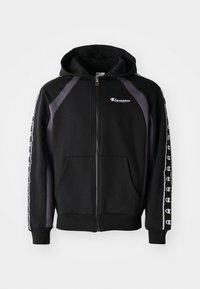 SPORT HERITAGE FULL ZIP HOODIE - Sweatjakke - black