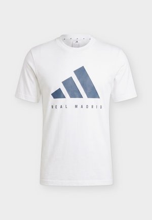 adidas Performance, REAL MADRID DNA GRAPHIC - Ρούχα για κλαμπ - white
