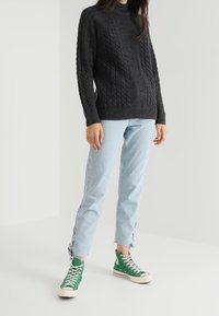 Vero Moda Maglione - mottled dark grey