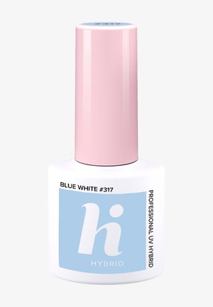 HI HYBRID UNICORN UV GEL POLISH - Nail polish (base coat) - blue white
