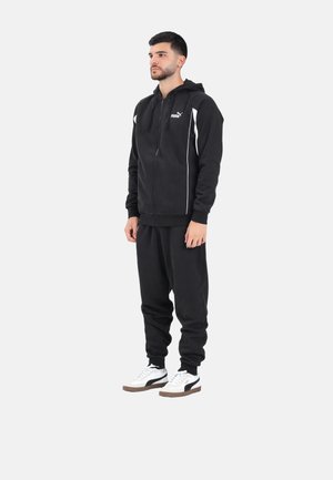 SPORT HOODED SET - Tuta - screziato-mottled black