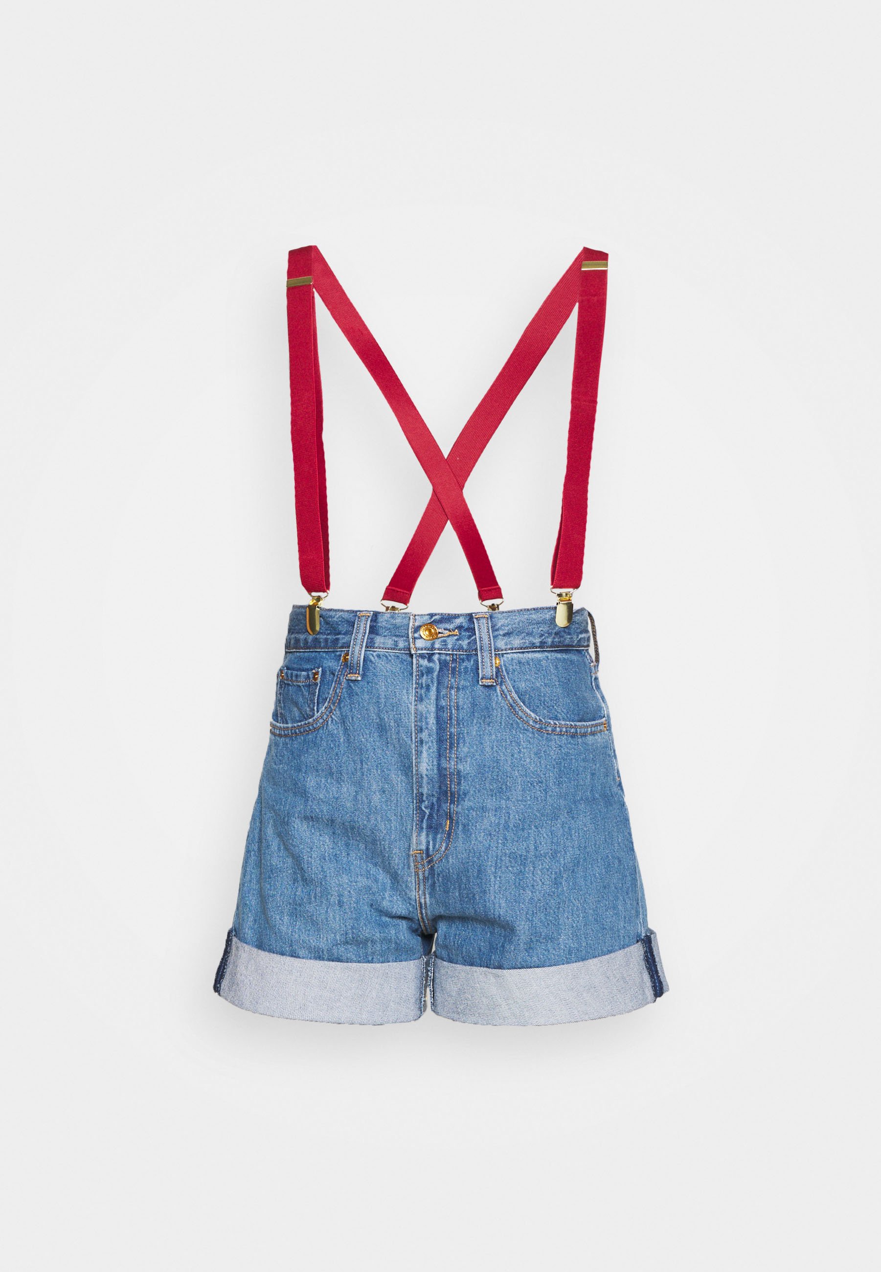 Denim shorts - cerulean blue 