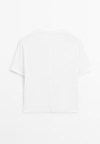 SHORT-SLEEVE WITH BACK SEAM DETAIL - T-shirt basic - white