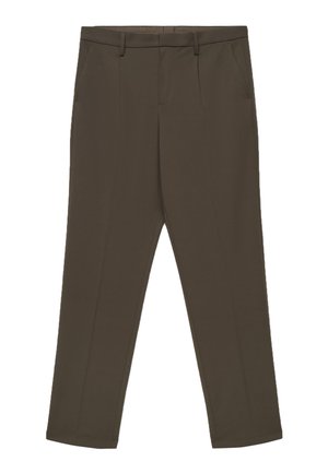 Calliope, PANTALONE LUNGO TINTA UNITA - Trousers - caffè
