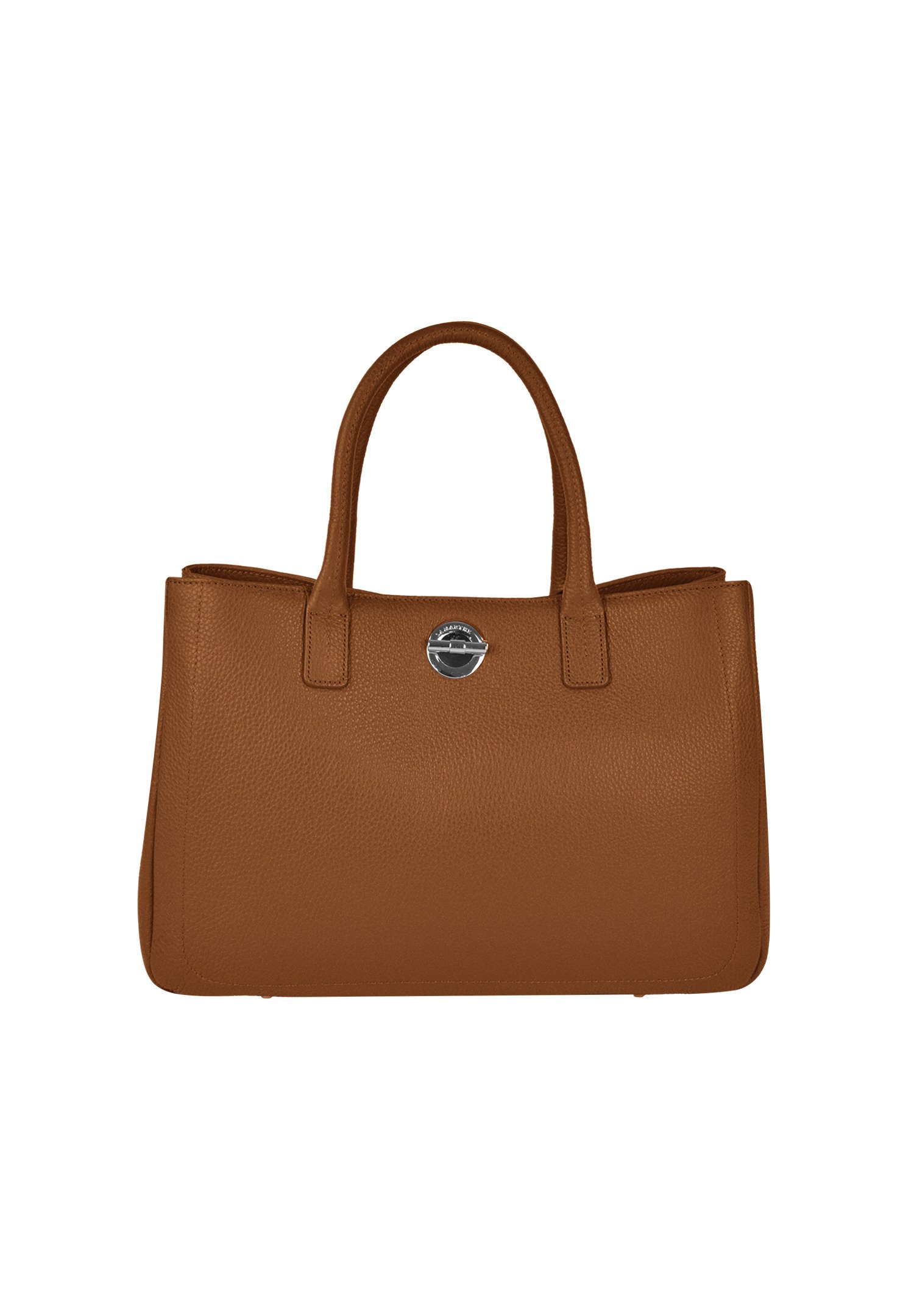 Lamarthe PARIS Sac à main marron cognac/marron chiné