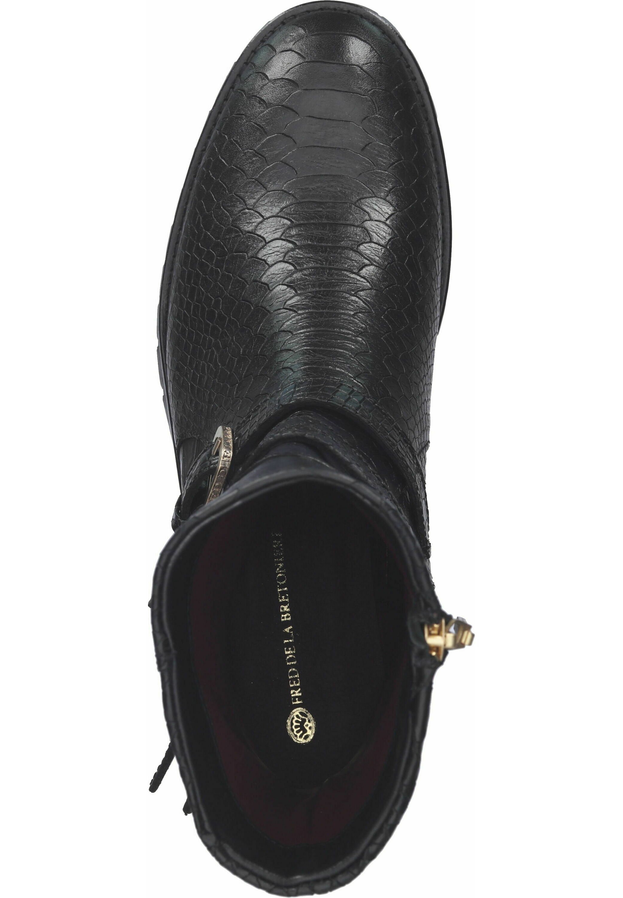Fred de la Bretoniere Cowboy/biker ankle boot - black/black - Zalando.de