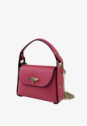 DrachenLeder Handtas - coralle rosa