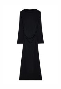 WIDE SLEEVE OPEN BACK - Jerseyklänning - black