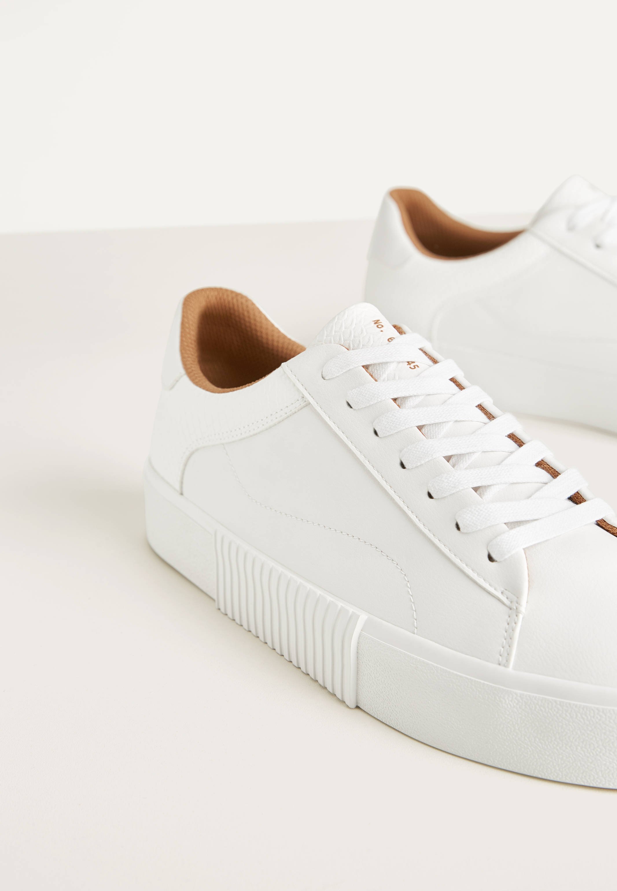 MIT TIERPRÄGUNG Sneakers white MIT TIERPRÄGUNG Sneakers white
