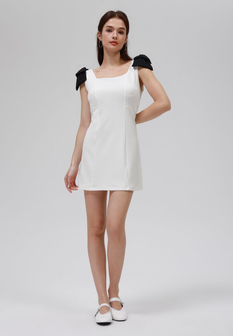 Even&Odd Day dress - white/black/white - Zalando.ie Even&Odd Day dress - white/black/white - Zalando.ie