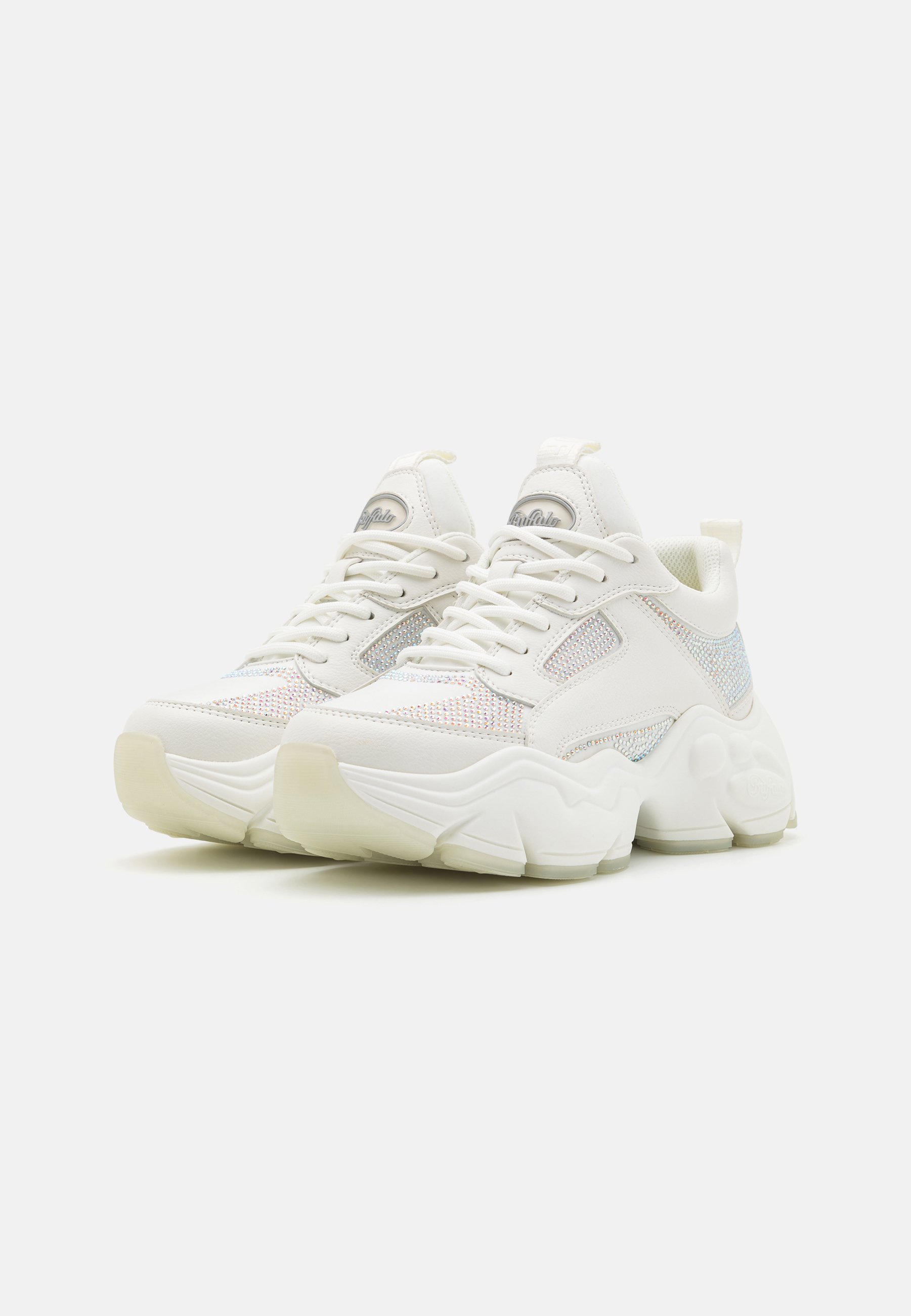 Buffalo BINARY ATHENA GLAM - Sneakers basse - white mermaid