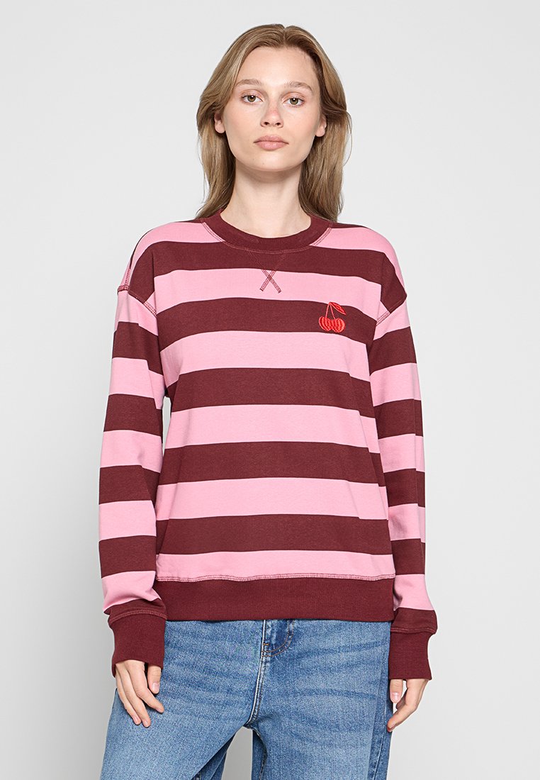 JDY Sweater donkerroze