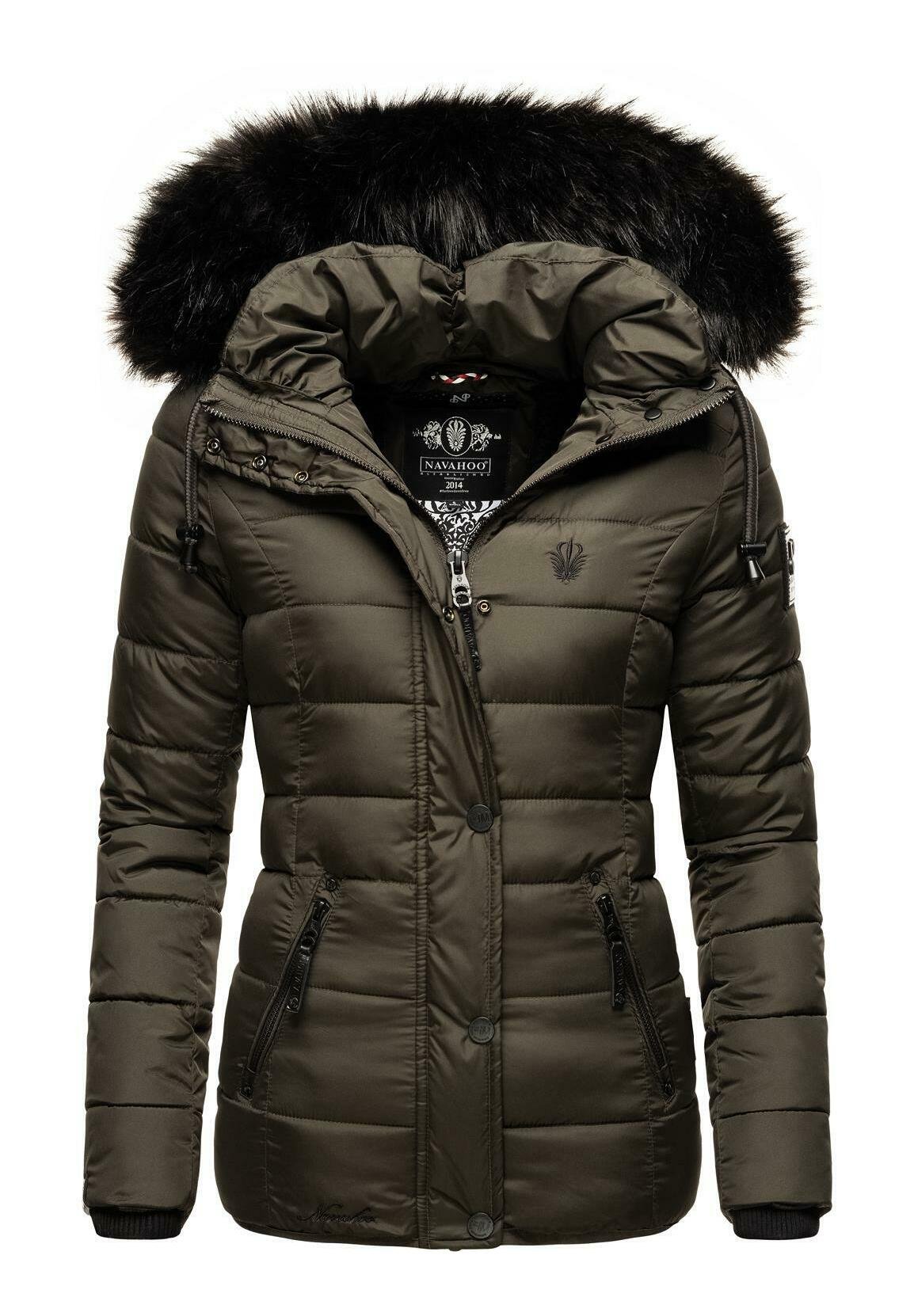 Navahoo Zuckerbiene Veste matelassée d`Hiver pour Dame avec Capuche XS-XXL