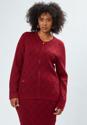 DIAMOND - Cardigan - bordeaux
