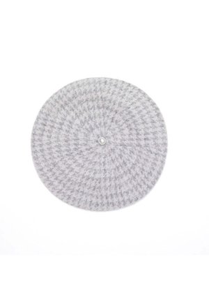 BELLEMERE HOUNDSTOOTH PEARLED BERETS - Berretto - grey