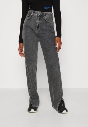 Karl Lagerfeld Jeans Jeans Straight Leg - acid dark grey