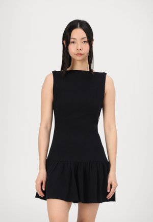 SWAN DRESS - Vapaa-ajan mekko - black dark