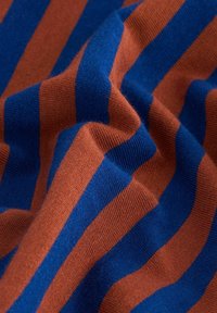 Next Printtipaita - blue orange rust stripe