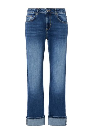 LIU JO, LIU JO STRAIGHT JEANS WITH CUFF - Straight leg jeans - blue denim