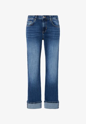 LIU JO, LIU JO STRAIGHT JEANS WITH CUFF - Jeans Straight Leg - blue denim