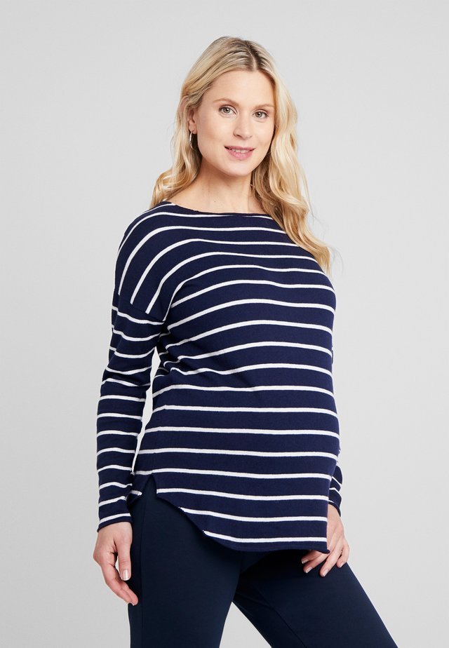 Maglione - dark blue/off-white