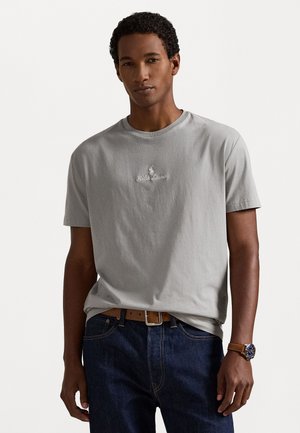 CLASSIC FIT LOGO JERSEY T-SHIRT - T-shirts - soft grey