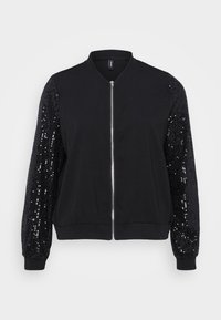 VMGLITTER - Bomber bunda - black