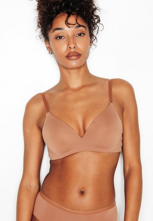 SANS ARMATURES - PERFECT - Reggiseno con spalline regolabili - peau bronzee