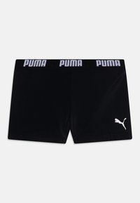 Puma - SWIM BOYS LOGO SWIM TRUNK - Badeshorts - black Thumbnail-Bild 1