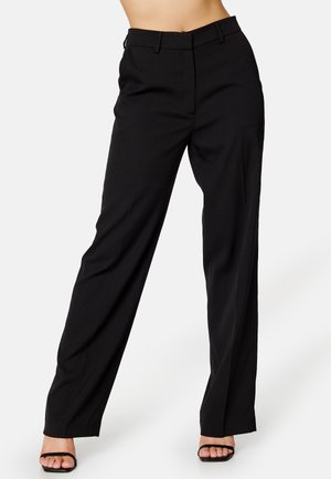 HIGH WAIST REGULAR SUIT TROUSERS - Broek - black