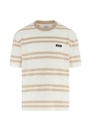 Guess, GESTREIFTES - Print T-shirt - weiß multicolor